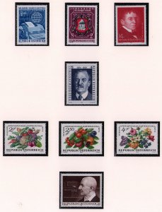 Austria lot of MNH stamps 1974 (album pages not included) (75)