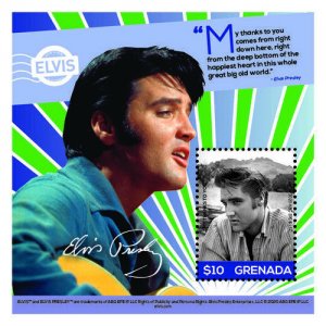 2020/08- GRENADA - ELVIS III       1V complet set    MNH ** T