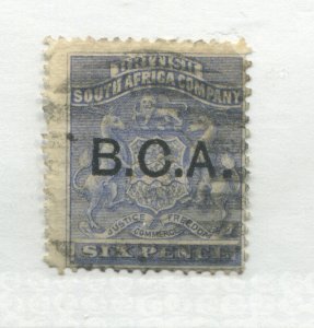 British Central Africa 1891 6d  used