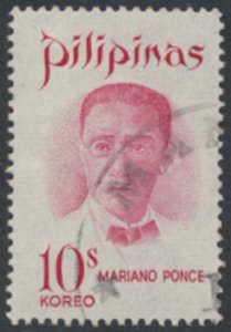 Philippines Sc# 1082 Used  Ponce   see details  / cancel  face & reverse scan...