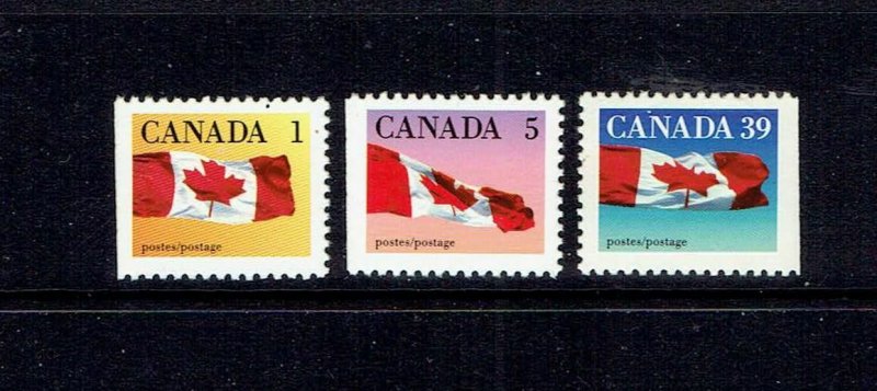 CANADA - 1988 BOOKLET STAMPS - PERF CHANGE - SCOTT 1184a TO 1189b - MNH