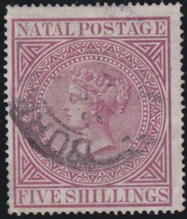 Natal 1874-1878 SC 55 Used