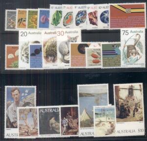 AUSTRALIA #554-79 Complete set, og, NH, VF, Scott $64.15