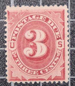 Scott J24 - 3 Cents Postage Due - OG MH - Nice Stamp - SCV - $67.50 