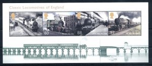 [61436] Great Britain 2011 Railway train Eisenbahn Souvenir sheet MNH