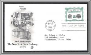 US #2630 NY Stock Exchange FDC