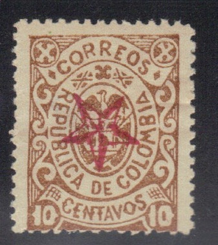 COLOMBIA SCOTT #190 MH 1902 10c  SEE SCAN