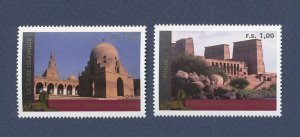 UNITED NATIONS GENEVA - Scott  444-445  -  MNH  - Mosque  - 2005