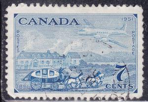 Canada 313 Postage Stamp Centenary 1951