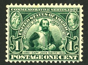 U.S. #328 MINT OG HR THINS