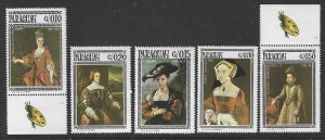 Paraguay 1002a-e MNH SCV$1.25