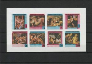 Republic of Equatorial Guinea World Famous Paintings MNH Stamps Sheet Ref 25094