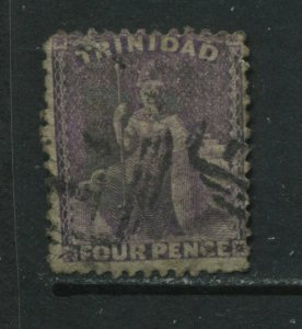 Trinidad 1864 4d violet used