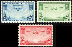 C20-22, Mint Superb NH Set of China Clipper Stamps --- Stuart Katz