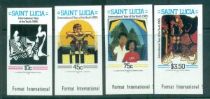 St Lucia 1985 Intl. Youth year IMPERF MUH lot68683