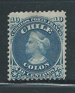 Chile 18 10c Columbus Unused NO GUM