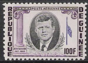 Guinea #C56 John F Kennedy Error MH