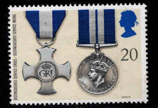 Great Britain Scott 1335 Mint No Gum 1999 Distinguished Service cross and medal