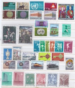 LUXEMBOURG 50 MINT STAMPS