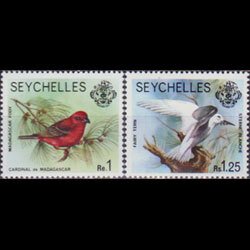 SEYCHELLES 1977 - Scott# 396-7 Local Birds 1-1.25r NH