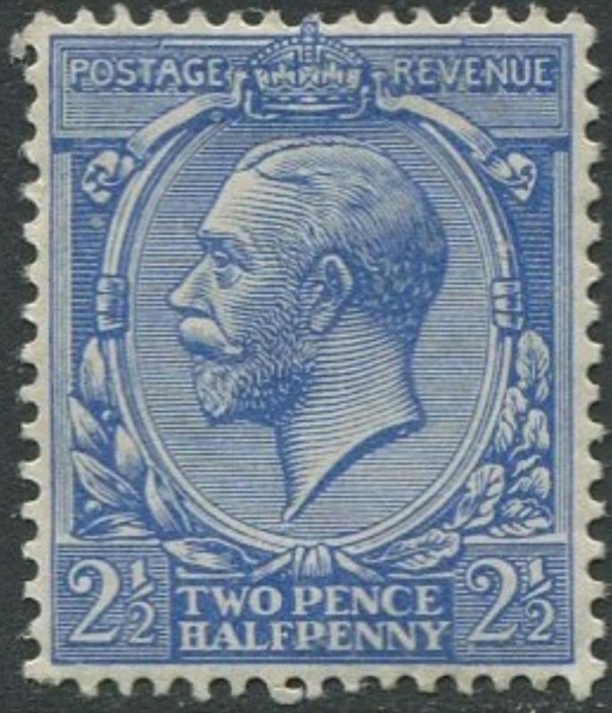 SG371a SPEC N21(4v), 2½d PALE bright blue, NH MINT. Cat UNLISTED.