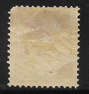 Iceland - Scott #33 3a on 5a Green Numerals F VF Unused (MH) Large prir