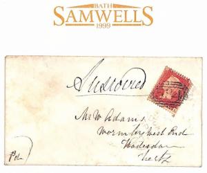 MS1066 1857 GB Notts *CROPWELL-BUTLER* UDC Village Receiver Bingham Cover Herts