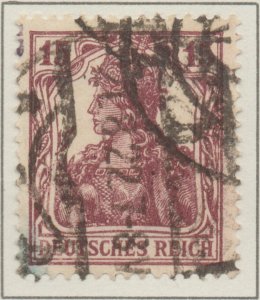 Germany Germania 15pf Lozenges watermark Deutsches Reich stamps 1916 SG102