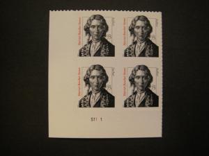 Scott 3430, 75c Harriet Beecher Stowe, PB4 #S1111 LL, MNH Beauty, Distinguished