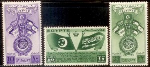 Egypt 1945 SC# 254-6 MLH-OG E186