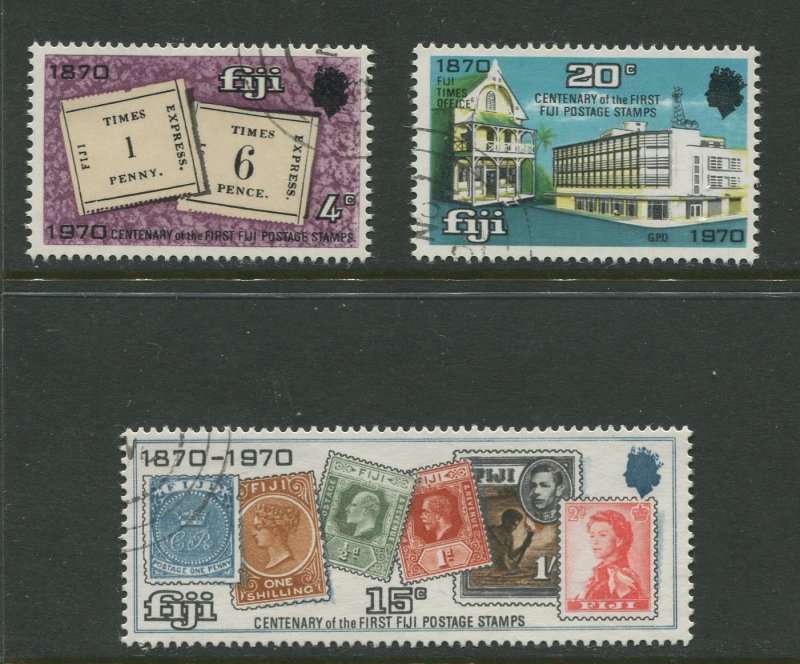 STAMP STATION PERTH Fiji #301-303 General Issue 1970 - VFU CV$2.00