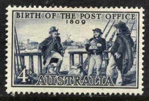 STAMP STATION PERTH - Australia #332 QEII First Post Office Anniv. 150th MLH