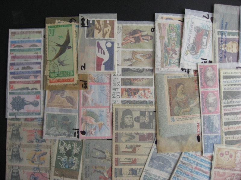 WW double size retired $1.00 approvals group.Nice singles,sets remain! Check em!