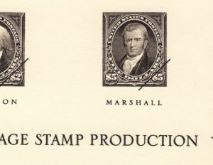 1994 U. S. Stamp Centennial SC140A souvenir card CV $75