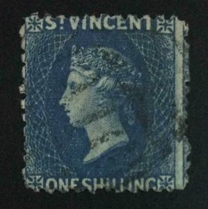 MOMEN: ST VINCENT SG #13 1869 USED £90 LOT #63556