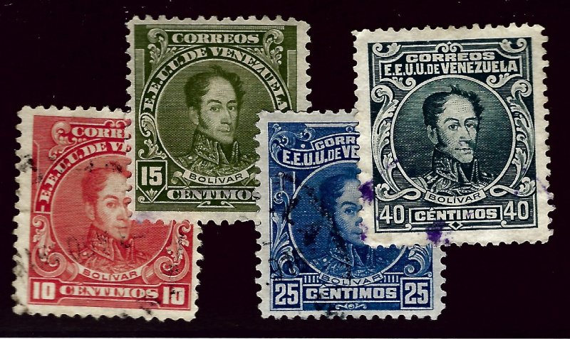 Venezuela SC#261-264 Used F-VF ..Fill Empty Spots!!