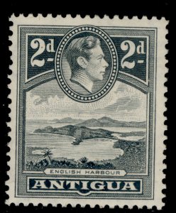 ANTIGUA GVI SG101, 2d grey, M MINT.