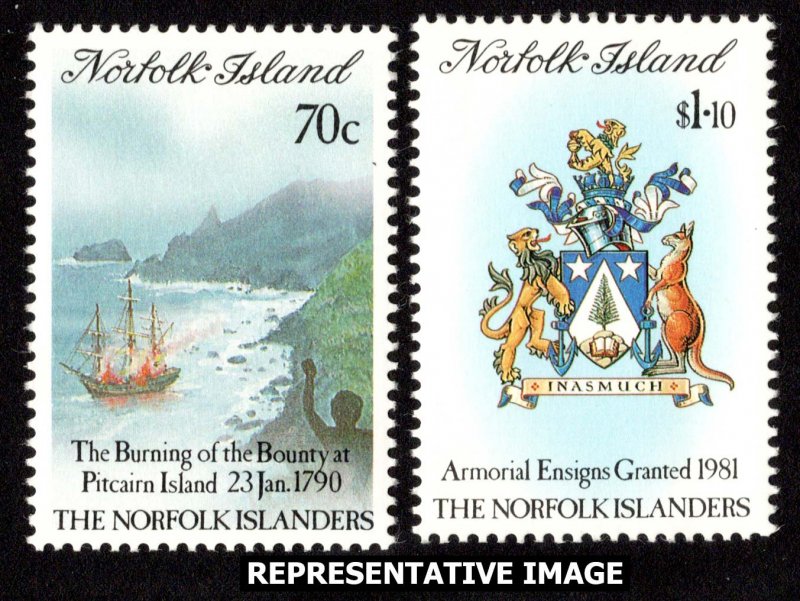 Norfolk Islands Scott 469-470 Mint never hinged.