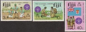 Fiji 1974 SG499-501 First National Scout Jamboree Lautoka set MNH