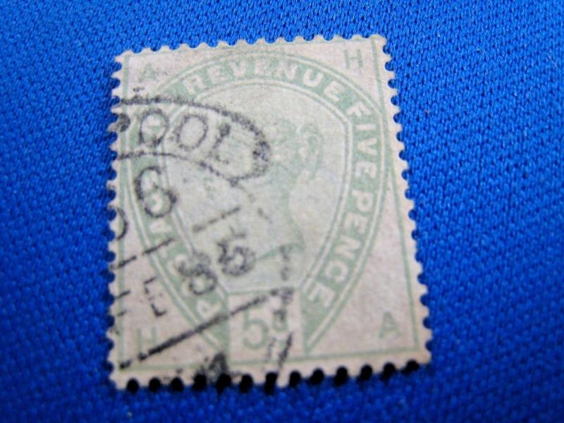 GREAT BRITAIN  -  SCOTT #104  -  Used      (brig) 