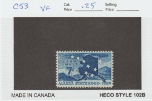 Scott# C53 1959 7c Alaska Statehood Issue VF MNH