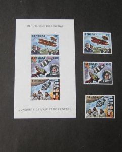 Senegal 1978 Sc 491-494 Imperf.set MNH