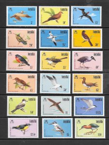 BIRDS - ANGUILLA #623-39  MNH