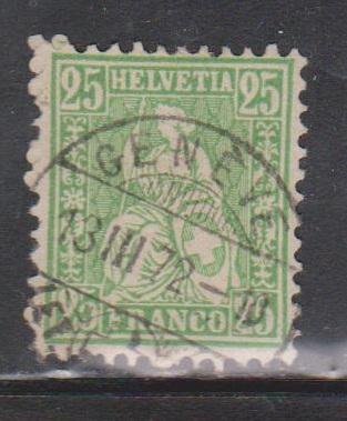 SWITZERLAND Scott # 55a Used