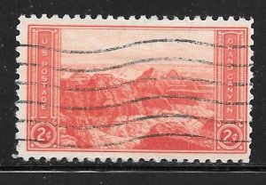 USA 741: 2c Grand Canyon, used, F-VF