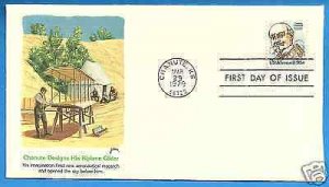 C93  OCTAVE CHANUTE 21c AIRMAIL 1979, U/A FLEETWOOD FIRST...