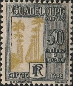 Guadeloupe , #J32 Unused , From 1928