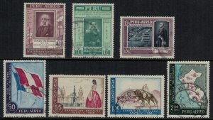 Peru #C141-7  CV $1.95