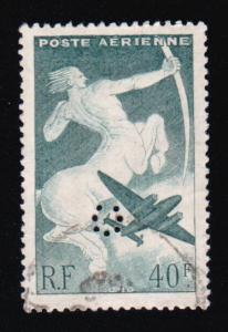 France #C18   perfin