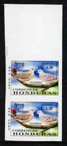 Honduras 2001 America - AIDS Awareness Campaign 4L30 Dove...